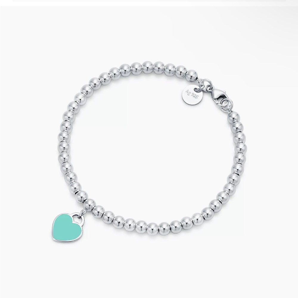 Tiffany Blue® Heart Tag Bead Bracelet